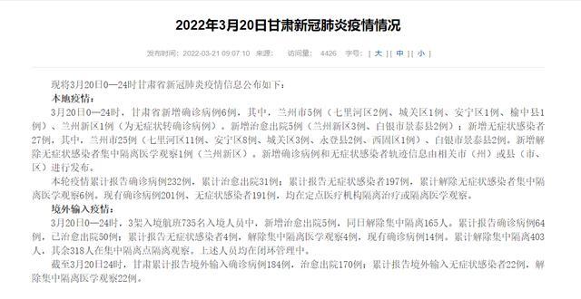 【甘肃今日疫情确诊病例,今日甘肃新增确诊病例】 【甘肃今日疫情确诊病例,今日甘肃新增确诊病例】