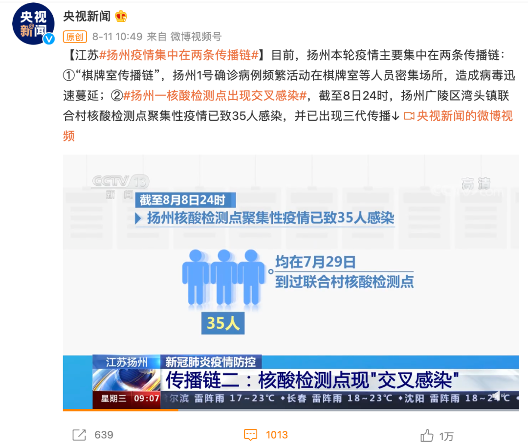 扬州疫情两条传播链接(扬州疫情传染链) 扬州疫情两条传播链接(扬州疫情传染链)