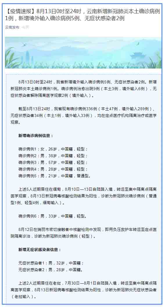 昆明新增1例本土确诊病例,防控措施迅速启动 昆明新增1例本土确诊病例,防控措施迅速启动