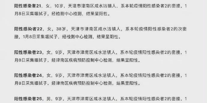 天津津南区新增新冠病例,疫情防控再响警钟 天津津南区新增新冠病例,疫情防控再响警钟