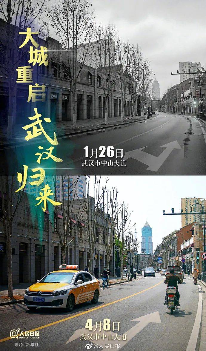 武汉全面解封后:武汉解封前后对比 武汉全面解封后:武汉解封前后对比