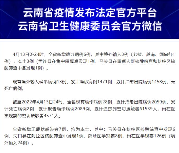 云南新增15例本土确诊与2例无症状,疫情防控再响警钟 云南新增15例本土确诊与2例无症状,疫情防控再响警钟