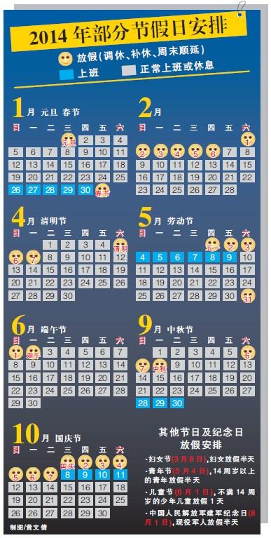 【2014年放假日期/2014年的寒假放假时间】 【2014年放假日期/2014年的寒假放假时间】