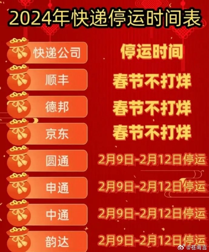 顺丰过年放假时间2021/顺丰快递过年放假时间表 顺丰过年放假时间2021/顺丰快递过年放假时间表