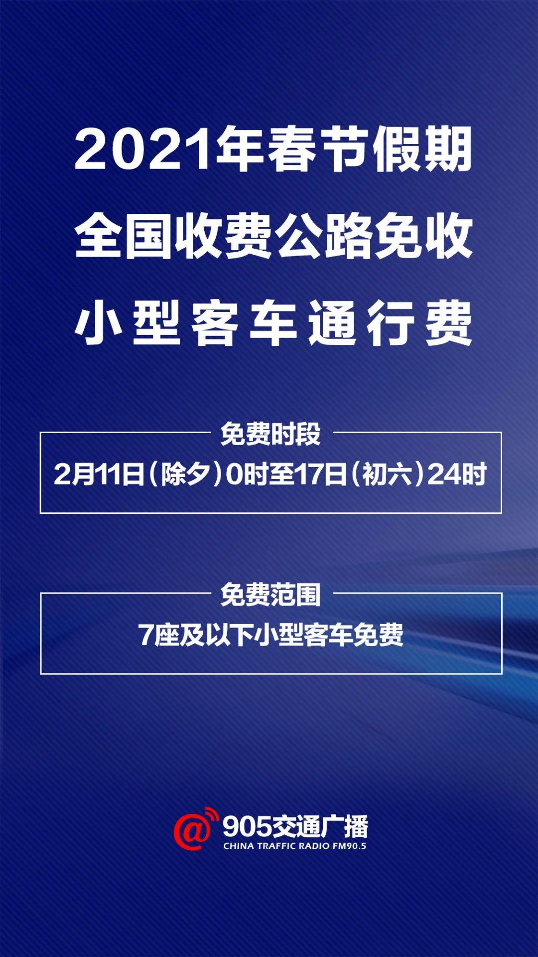 春节出行指南,今年过年高速免费时间已确定,这几类车不再优惠范围内 春节出行指南,今年过年高速免费时间已确定,这几类车不再优惠范围内