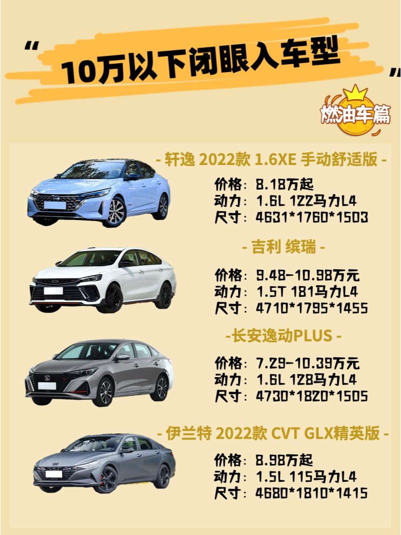 10万元以下汽车报价表:10万元以下车型 10万元以下汽车报价表:10万元以下车型