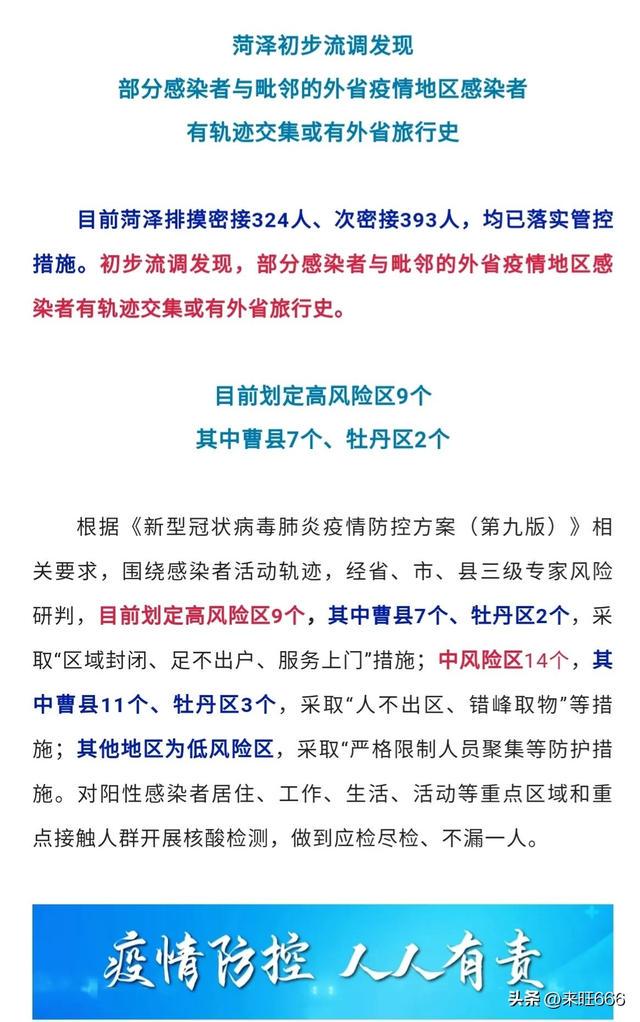菏泽报告13例新冠感染,防控措施全面加强 菏泽报告13例新冠感染,防控措施全面加强