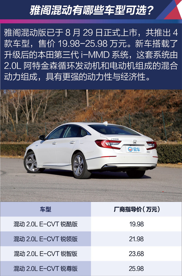 雅阁混动/雅阁混动2025款报价及图片及价格 雅阁混动/雅阁混动2025款报价及图片及价格