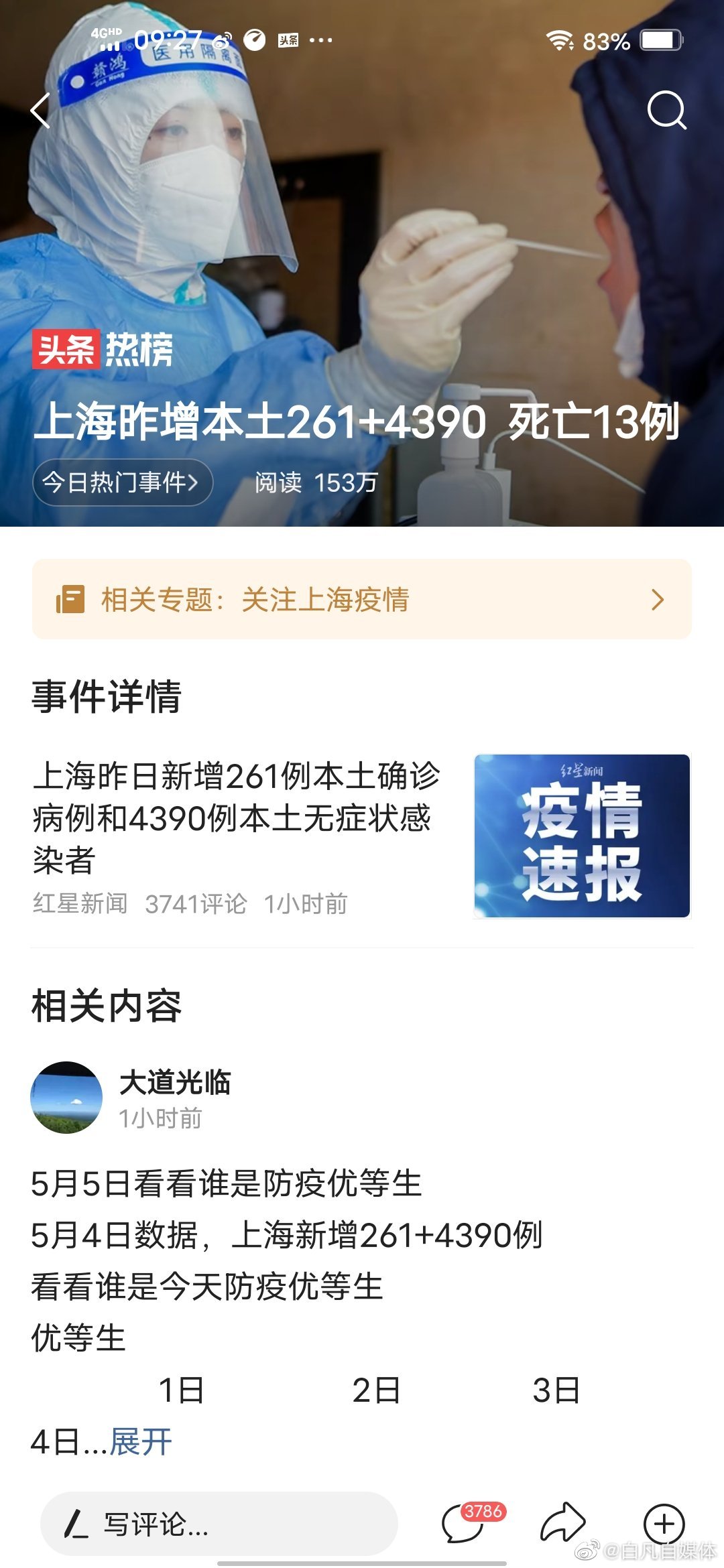 【上海新增本土确诊358/上海新增5本地确诊】 【上海新增本土确诊358/上海新增5本地确诊】
