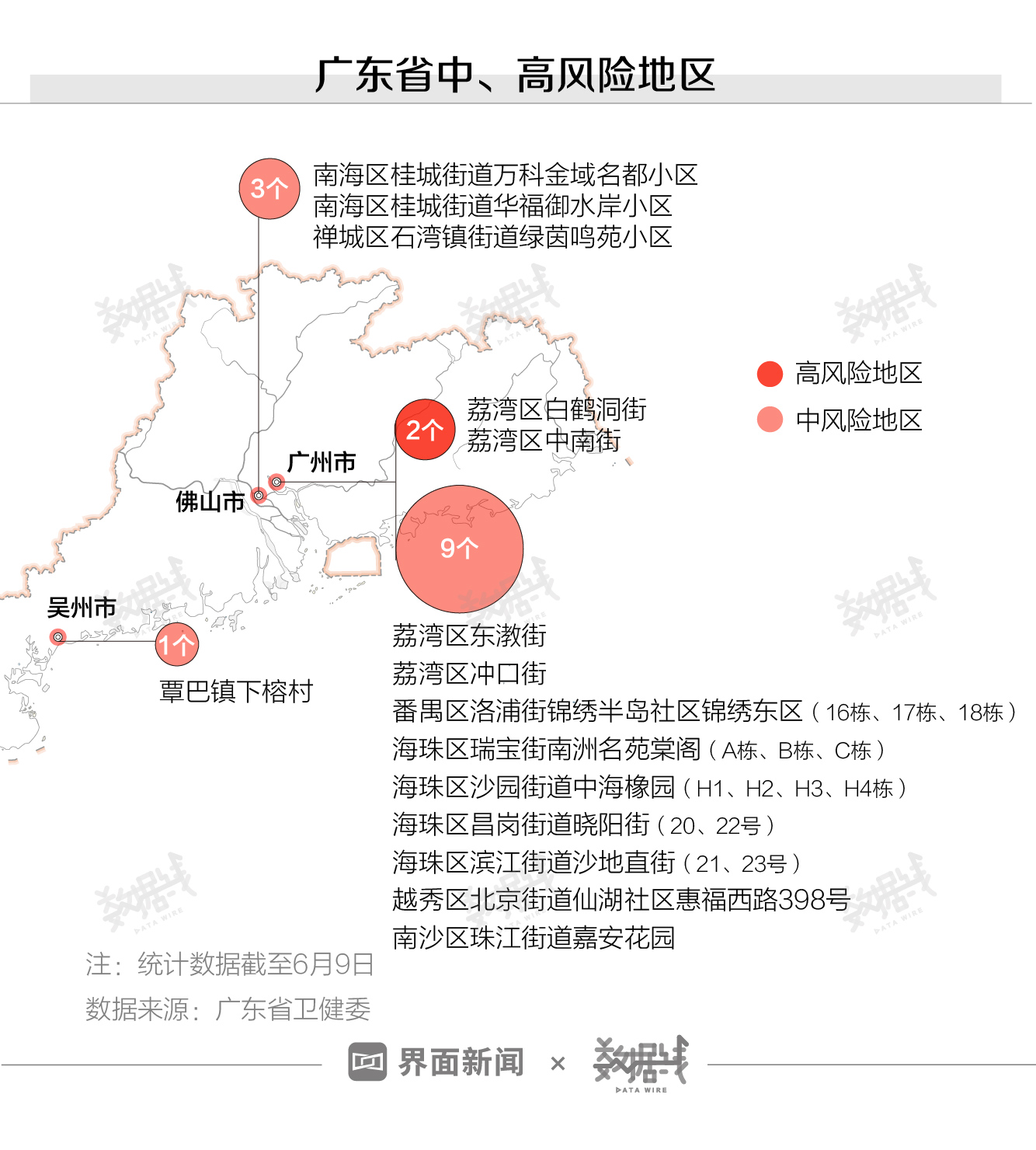 广州高风险地区调整最新消息/广州高风险地区分布图 广州高风险地区调整最新消息/广州高风险地区分布图
