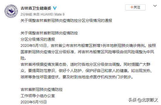 吉林新增4例本土确诊病例详情公布,活动轨迹涉超市、医院等多处场所 吉林新增4例本土确诊病例详情公布,活动轨迹涉超市、医院等多处场所
