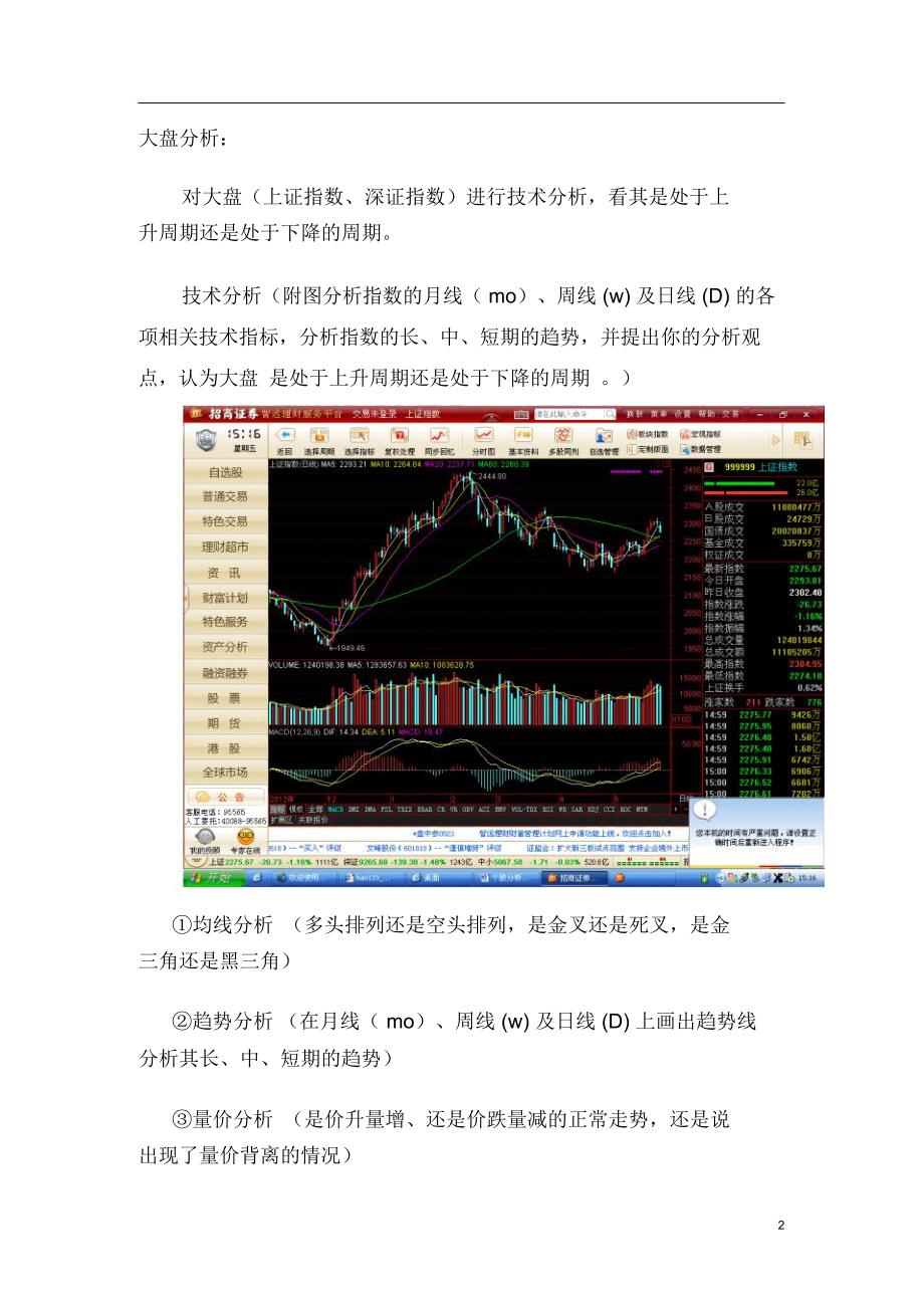 个股分析报告模板(个股分析总结) 个股分析报告模板(个股分析总结)
