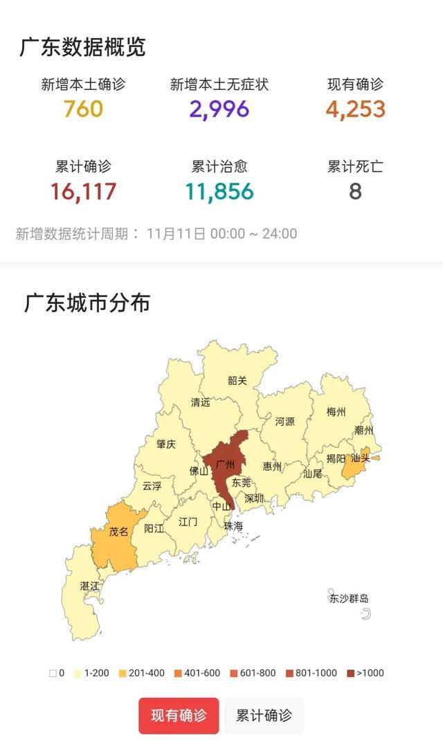 11日广东疫情速报最新/11日广东新增 11日广东疫情速报最新/11日广东新增
