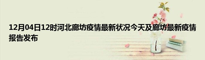 河北廊坊今天疫情最新消息:河北廊坊最新情况 河北廊坊今天疫情最新消息:河北廊坊最新情况