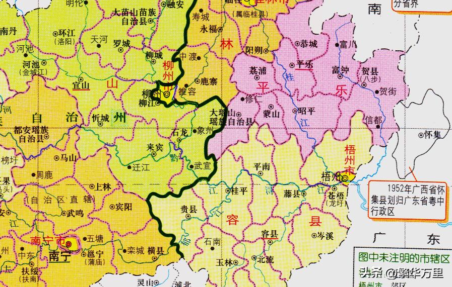 广西省地图,山水交织的壮丽画卷与多元文化的地理密码 广西省地图,山水交织的壮丽画卷与多元文化的地理密码