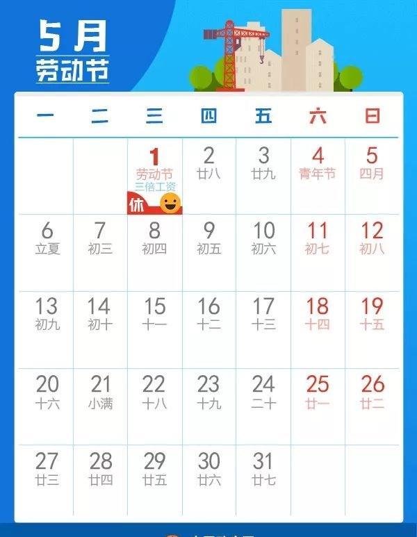 51劳动节放假多少天/51劳动节法定假日几天 51劳动节放假多少天/51劳动节法定假日几天