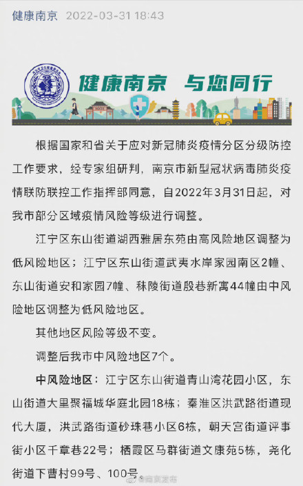 南京中风险地区名单更新,精准防控下的城市守护战 南京中风险地区名单更新,精准防控下的城市守护战