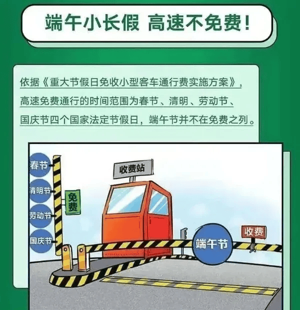 今年端午高速什么时候免费?这份出行指南请收好! 今年端午高速什么时候免费?这份出行指南请收好!