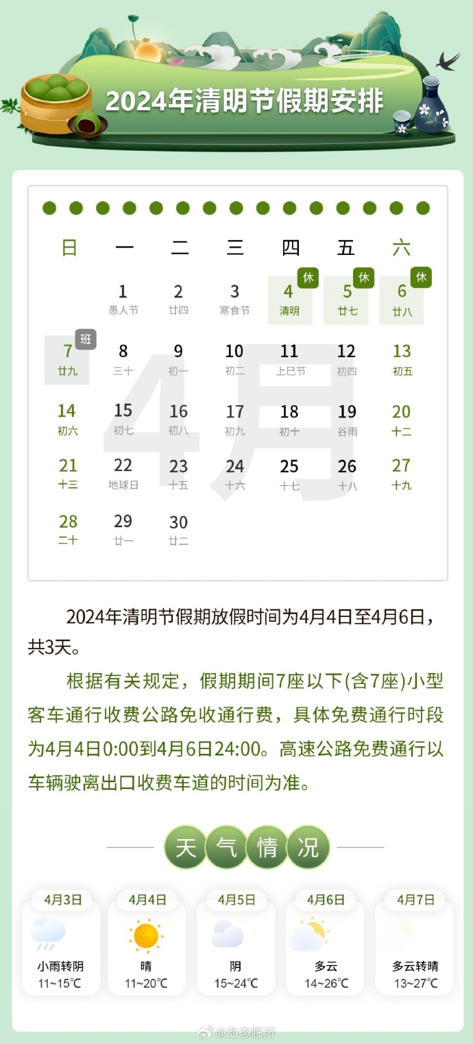 2024年清明节高速免费通行指南,时间、车型全知道 2024年清明节高速免费通行指南,时间、车型全知道
