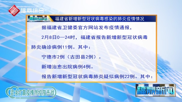 【福建省新增新型冠状肺炎/福建省新增新型冠状肺炎病例】 【福建省新增新型冠状肺炎/福建省新增新型冠状肺炎病例】