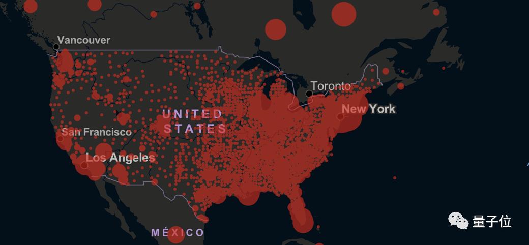 美国疫情地图,实时追踪病毒传播轨迹 美国疫情地图,实时追踪病毒传播轨迹