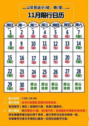 唐山最新限行表:唐山最新限行通知2020年12月 唐山最新限行表:唐山最新限行通知2020年12月