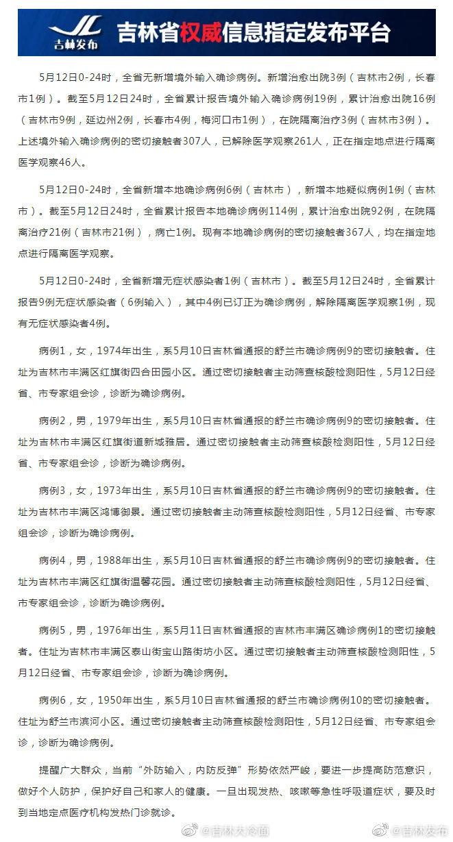 吉林疫情的最新情况通报/吉林疫情的最新情况通报今天 吉林疫情的最新情况通报/吉林疫情的最新情况通报今天