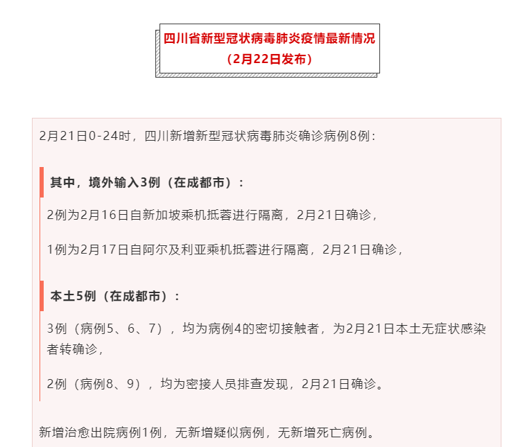 四川新增本土病例行程轨迹:四川新增本土病例具体情况