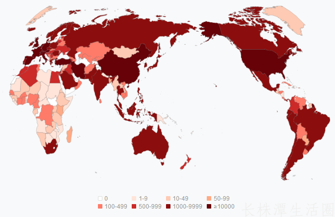 全球视野下的新型肺炎疫情分布图景，从数据到洞察