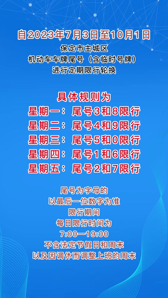 保定限号查询最新消息,车主出行必读指南 保定限号查询最新消息,车主出行必读指南