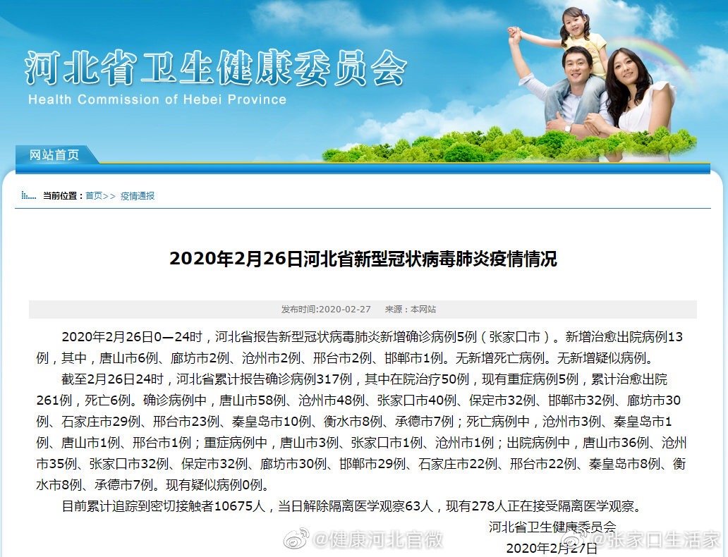 【张家口感染人数大幅增加/张家口有感染新型肺炎的吗】