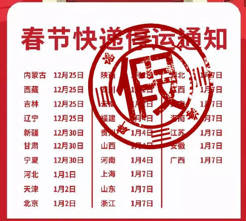1月8号快递停运是真的吗？别慌，真相来了！