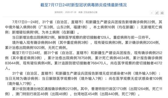 【乌鲁木齐新增4例确诊44例无症状病例/乌鲁木齐新增18例】