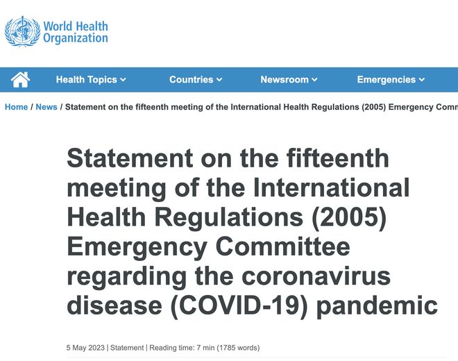 世界卫生组织疫情结束的标准:世卫组织宣布疫情结束的标准