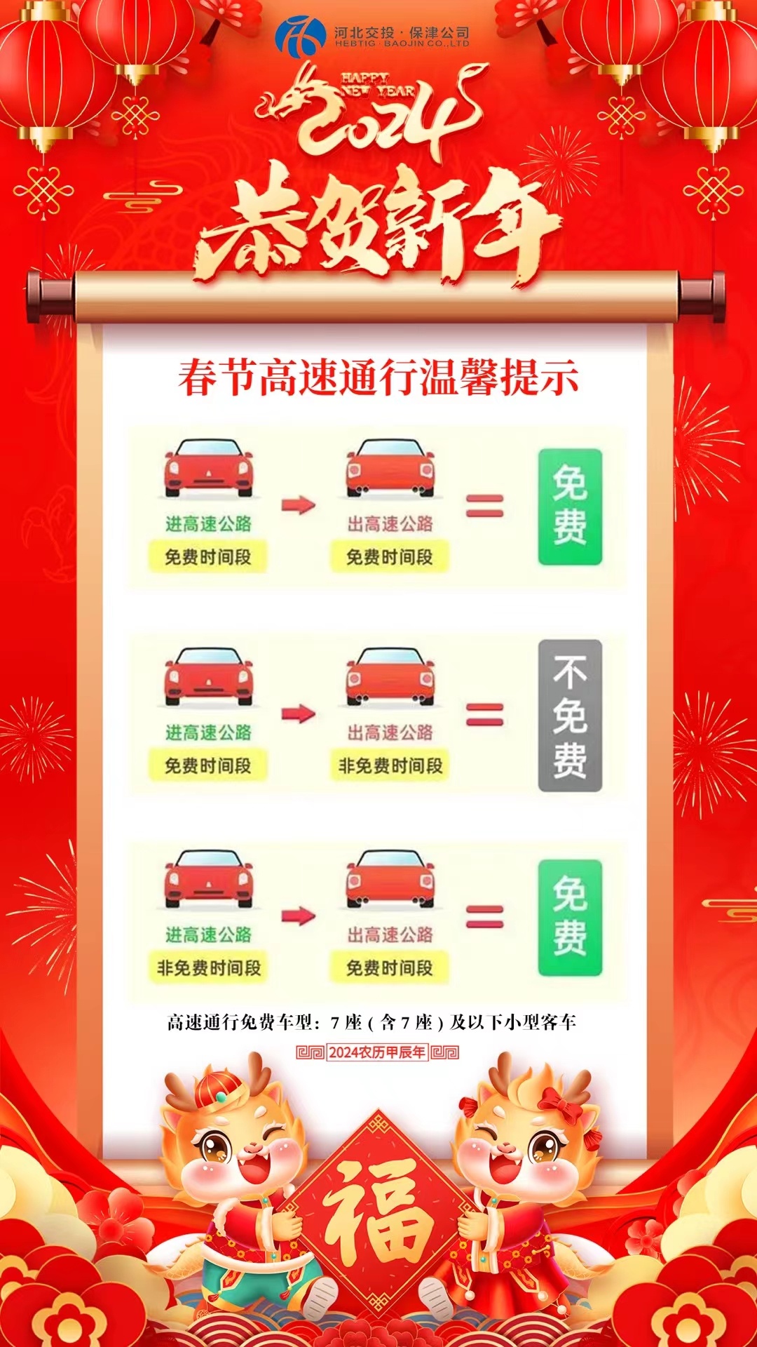 2024春节高速免费通行指南,何时开始与结束,注意事项全知道 2024春节高速免费通行指南,何时开始与结束,注意事项全知道