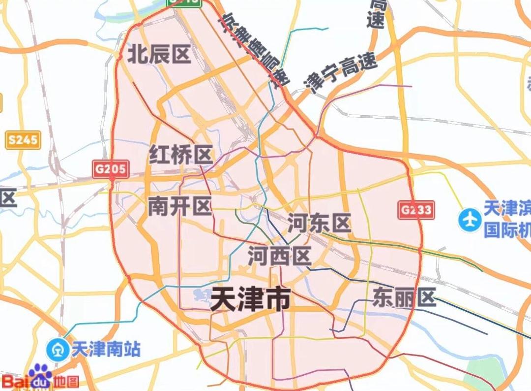 天津限行区域示意图(天津市外地车限行最新规定) 天津限行区域示意图(天津市外地车限行最新规定)