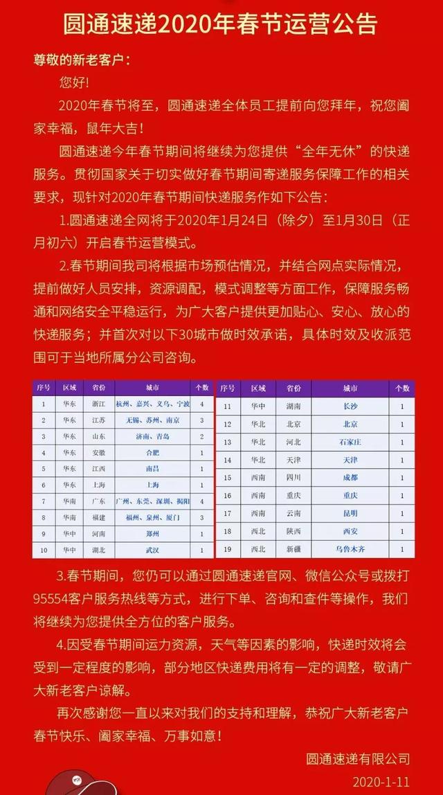 圆通速递疫情期间停运吗/圆通速递疫情期间停运吗最新消息 圆通速递疫情期间停运吗/圆通速递疫情期间停运吗最新消息