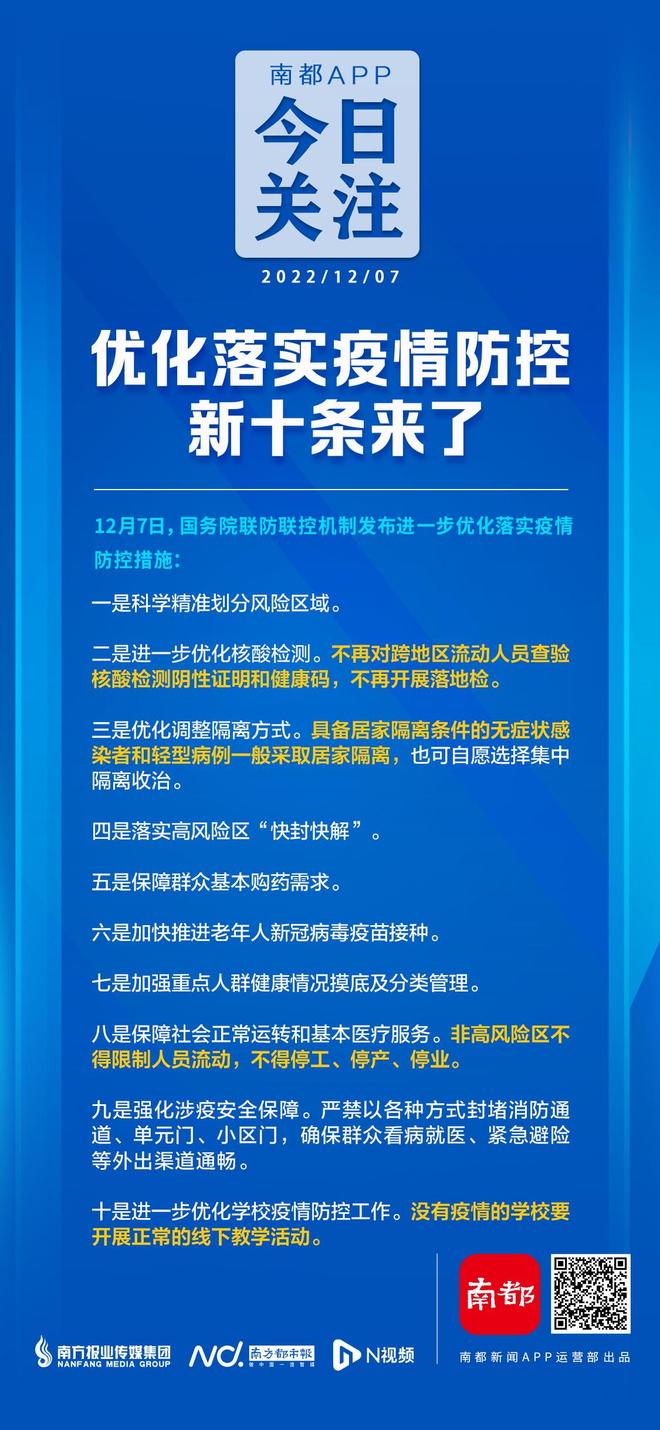 科学精准迈新步—聚焦疫情防控10条优化措施
