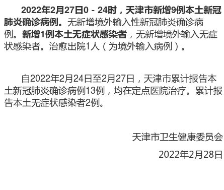 天津新增本土病例/天津新增本土病历 天津新增本土病例/天津新增本土病历