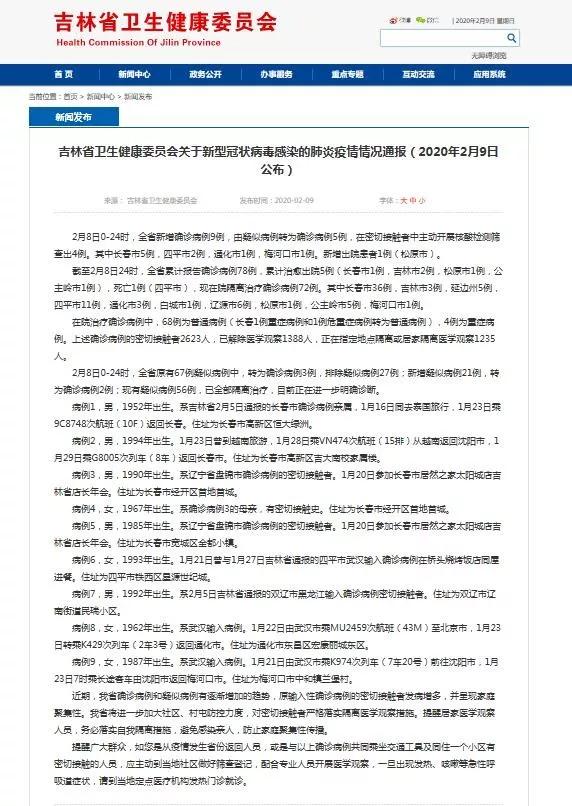 吉林疫情最新消息今天新增两例是哪里人:吉林疫情最新新增病例 吉林疫情最新消息今天新增两例是哪里人:吉林疫情最新新增病例