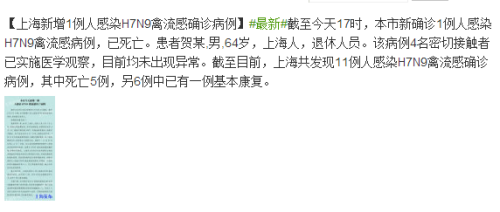 上海再次出现h7n9型禽流感是什么时候?/上海新增禽流感 上海再次出现h7n9型禽流感是什么时候?/上海新增禽流感