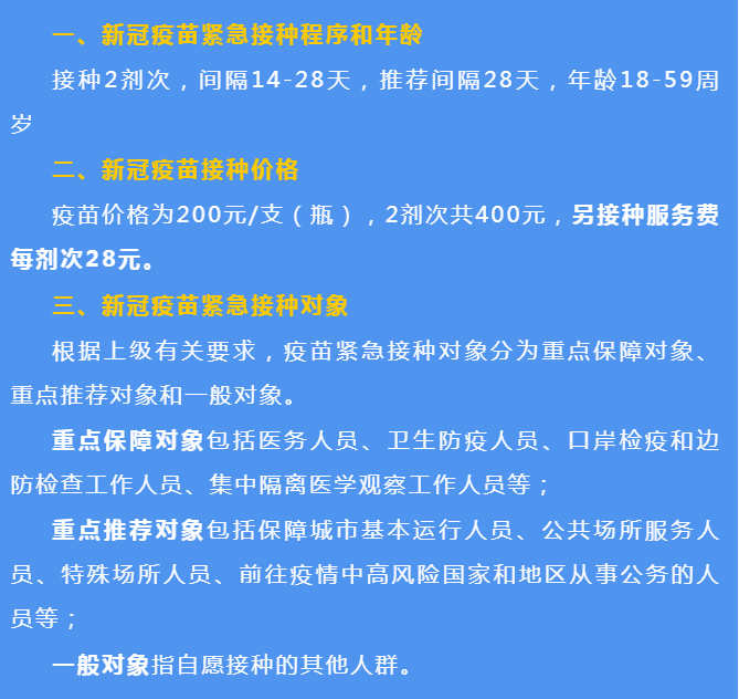 新冠疫苗多少钱一针2024（新冠疫苗多少钱一针?）