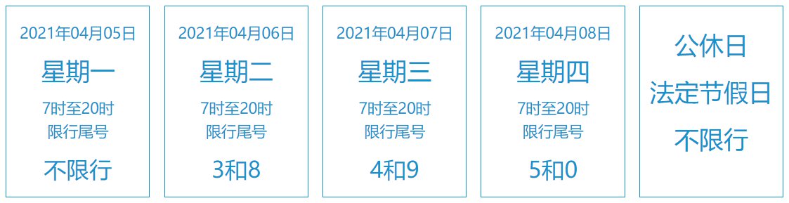 北京限行2021年4月份/北京市限行2021年4月 北京限行2021年4月份/北京市限行2021年4月