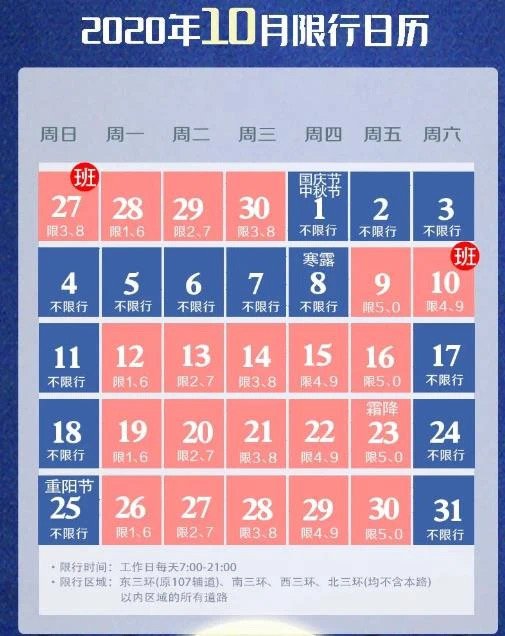 郑州限号2021最新限号3月时间:郑州限号2021最新限号2月日历