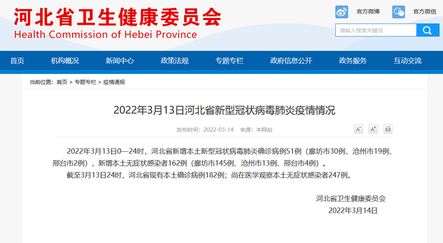 河北最新疫情最新消息实时发布（河北最新疫情最新消息轨迹）