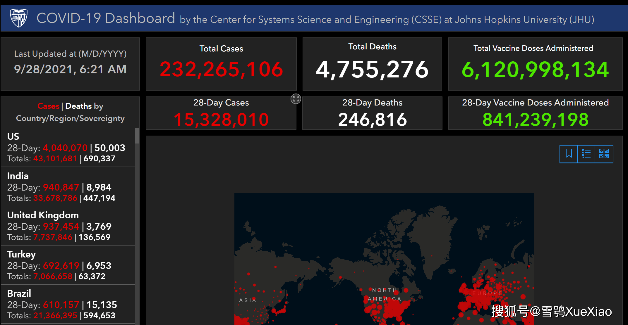 国外疫情最新消息今天新增人数/国外疫情最新消息今天新增人数统计